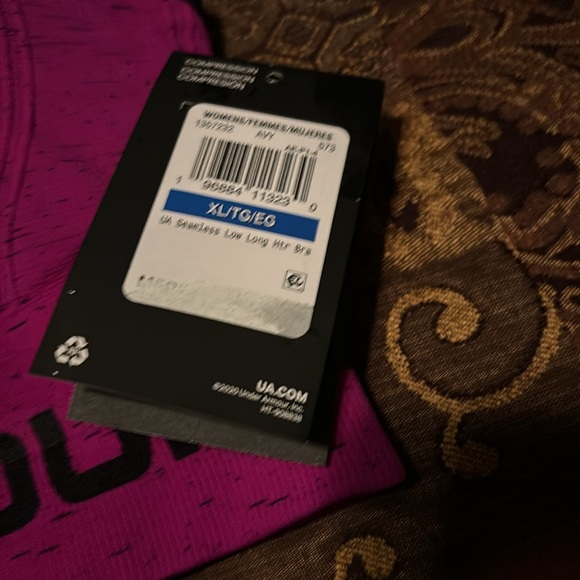 Under Armour Padded Compression Sports Bra - Picture 2 of 5